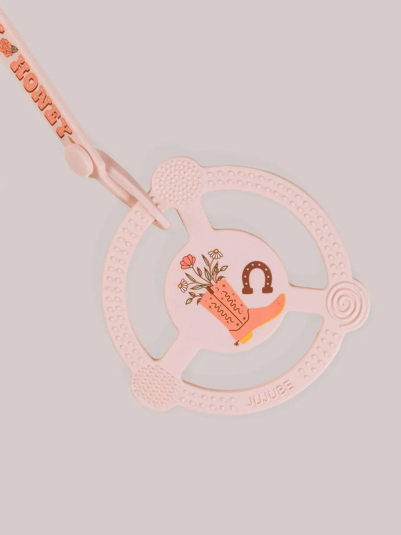 Silicone Teether Ring - Bloomin' Boot