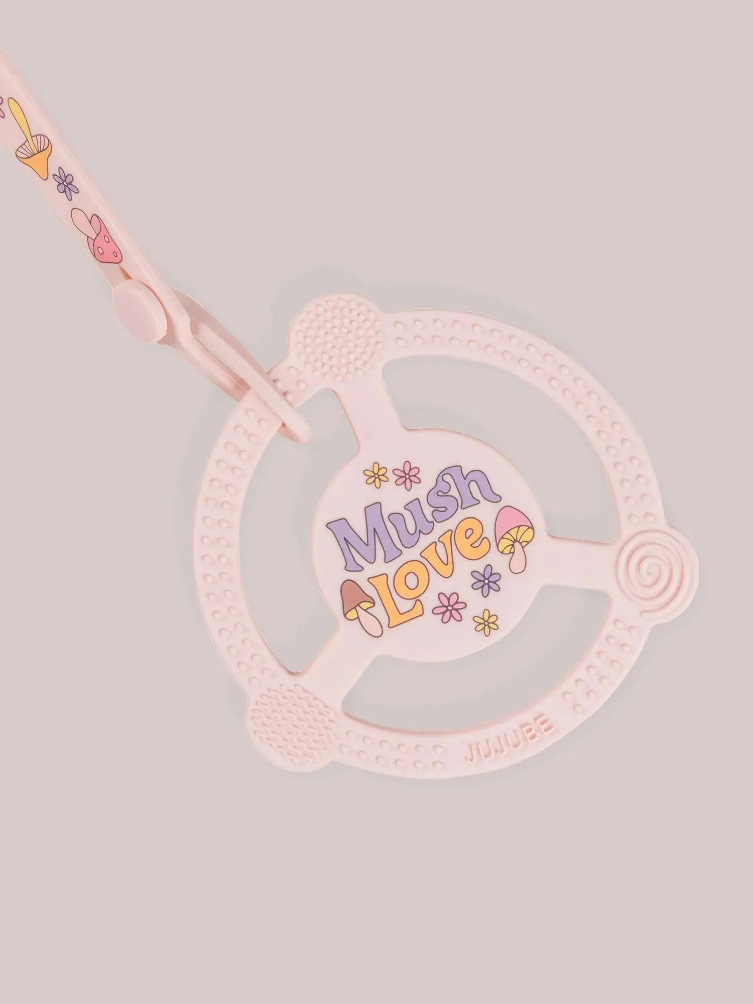 Silicone Teether Ring - Mushy Love
