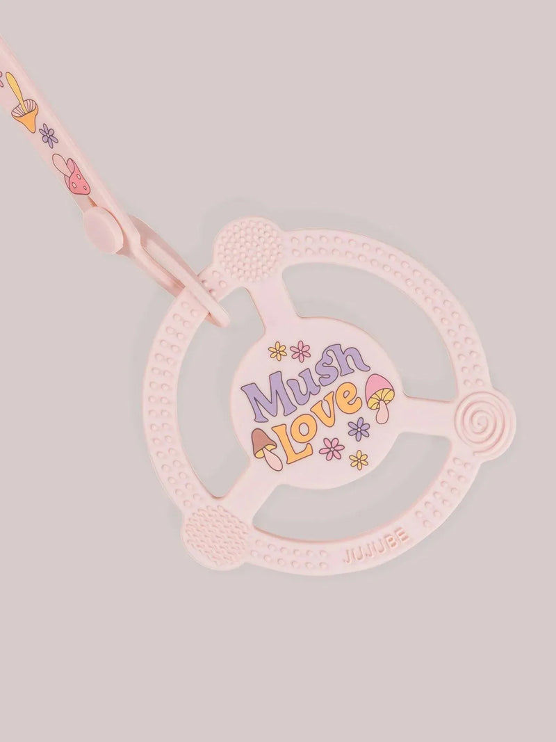 Silicone Teether Ring - Mushy Love