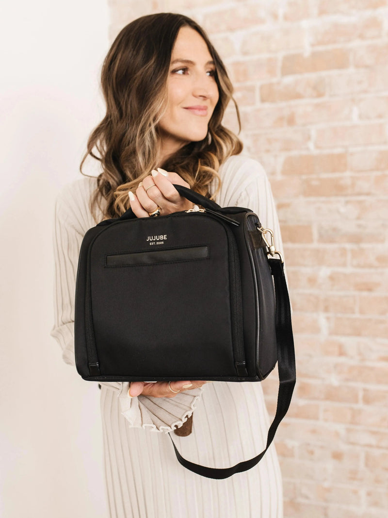 JuJuBe Insulated Bottle Bag Black