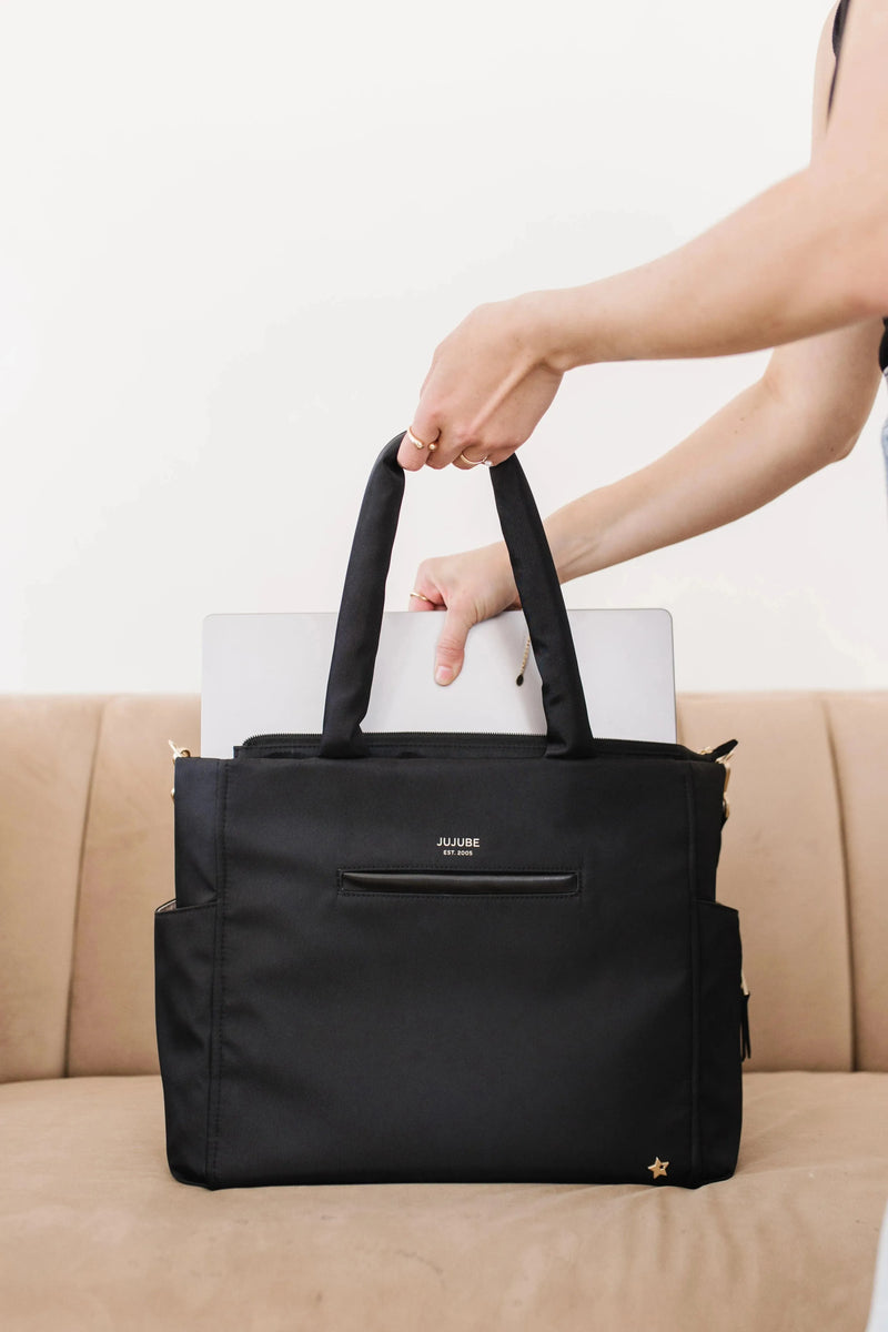 JuJuBe Utility-Strap Tote Black