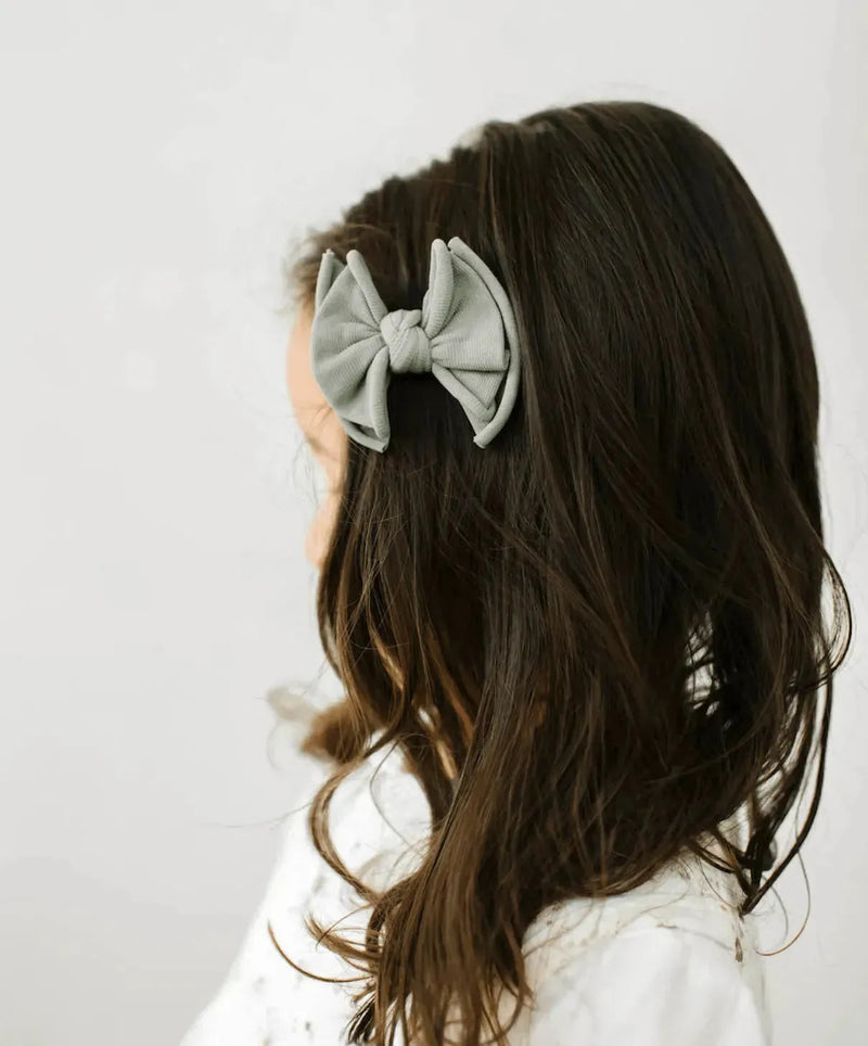 2PK BABY FAB CLIPS: sage