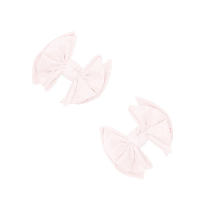 2PK BABY FAB CLIPS: rosa ballet 